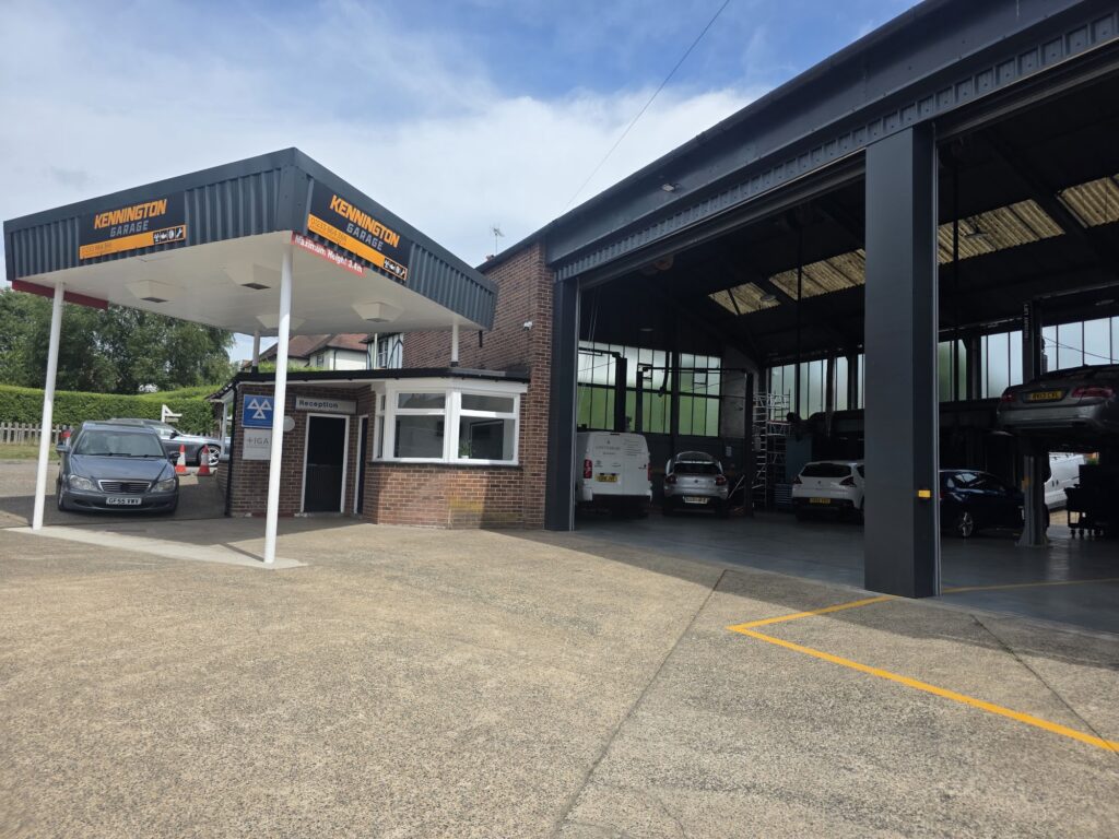 Inside the Kennington Garage workshop